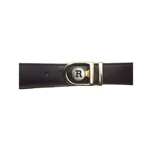 Mens Belt 38 Dark Brown Leather 07534 Matil‎ Dress Golf Business Made in Spain
